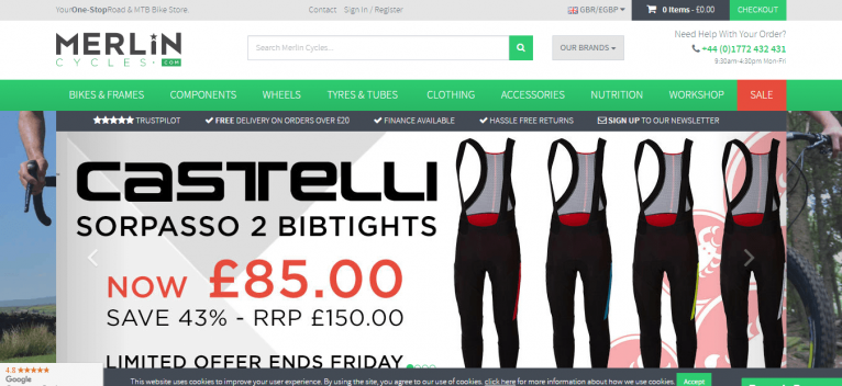 merlin cycles promotional code